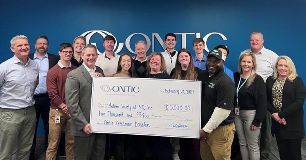 ONTIC DONATES TO THE AUTISM SOCIETY OF NORTH CAROLINA… | ONTIC