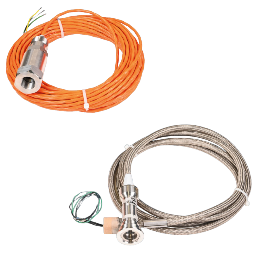 Flame sensor cables transparent